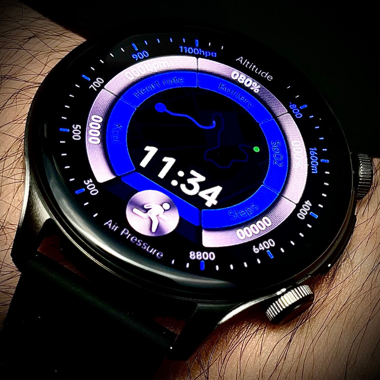 ترک جی پی اس (ارتفاع سنج/بارومتر/قطب نما)track GPS AMOLED 1,6