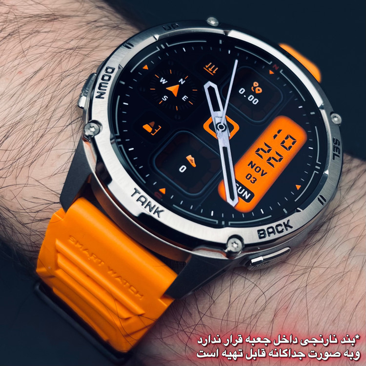 ساعت کازپت Tank t3 ultra2با استاندارد نظامی ارتش آمریکا
